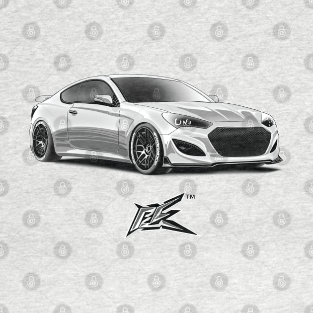 hyundai genesis white by naquash